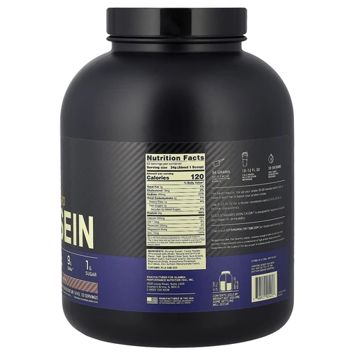 OPTIMUM NUTRITION 100% Casein Gold Standard 1750 г - Элитный шоколад 