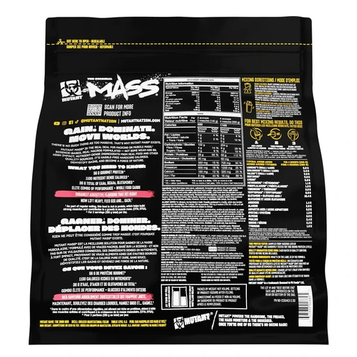 MUTANT Mass 2270 г - клубника-банан 