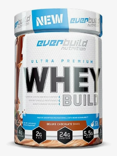 Everbuild Nutrition ULTRA PREMIUM WHEY WHEY BUILD 454г - шоколадный коктейль делюкс