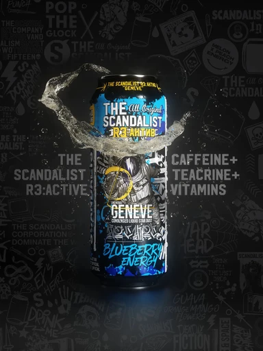 The Scandalist R3:Актив Geneve 450 мл - черника (Без возрастных ограничений!)