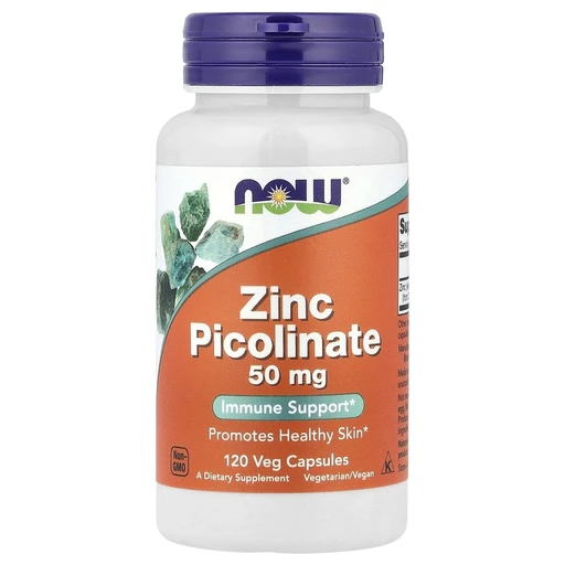 NOW Zinc Picolinate 50 мг 120 капс