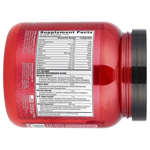 BSN No-Xplode new formula 555 г - фруктовый пунш 