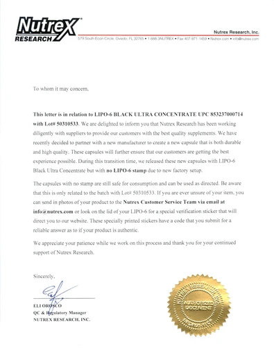 Nutrex Lipo-6 Black Ultra Concentrate, 60 капсул USA! 