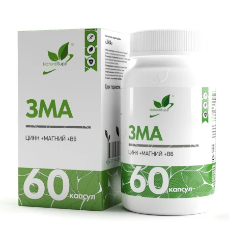 Natural Supp ЗМА 60 капс. 
