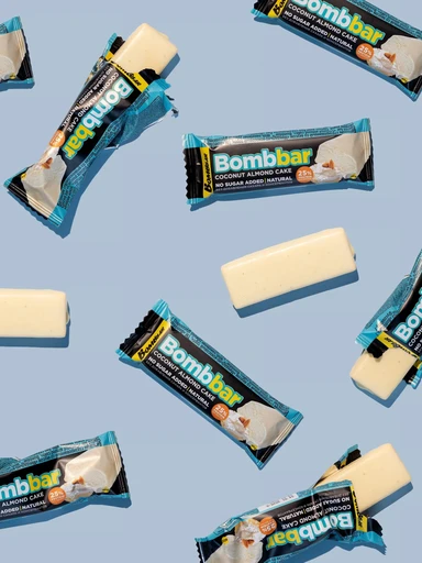 BOMBBAR Батончик глазированный Миндально-кокосовый торт 40 г 
