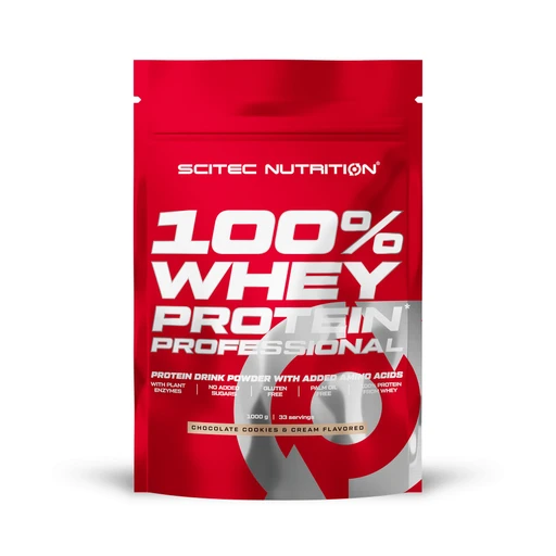 Scitec Nutrition  100% Whey Protein Professional (1000g шоколад печенье-крем)