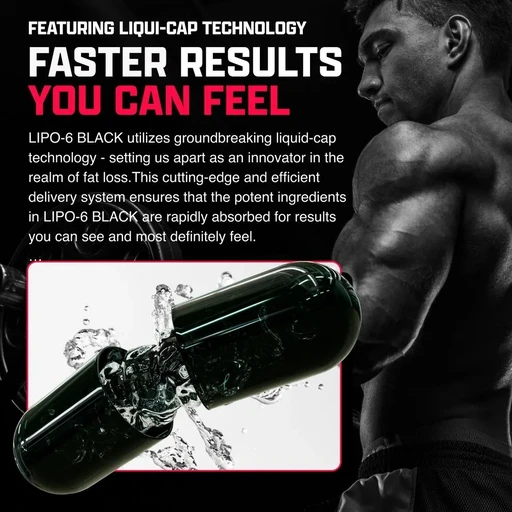 Nutrex Lipo-6 International Black (weight loss support) 120 капс 