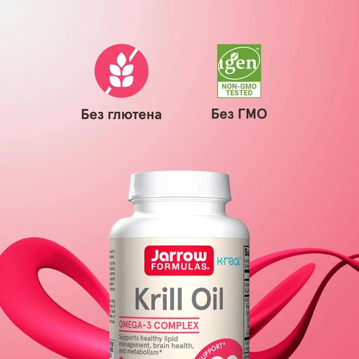 JARROW FORMULAS Krill oil 60 гел капс 