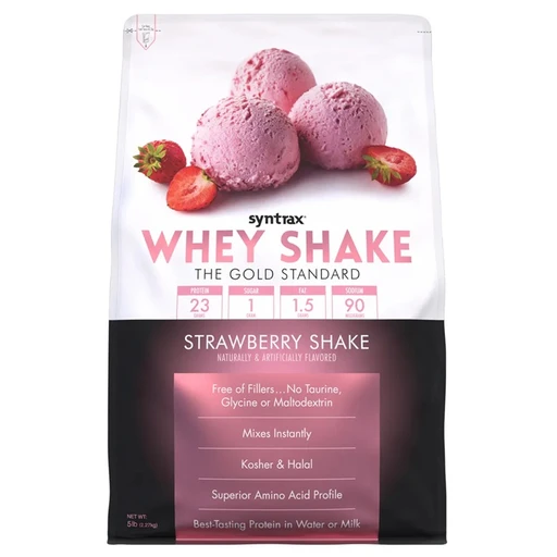 Syntrax Whey Shake 2270 г - Клубничный коктейль