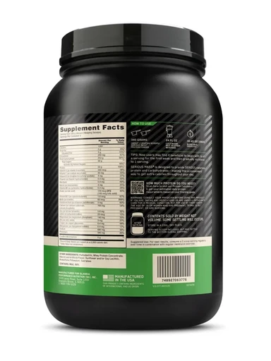 OPTIMUM NUTRITION Serious Mass 1350 гр - ваниль 