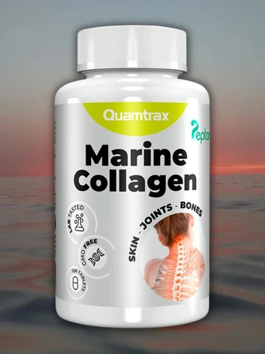 Quamtrax - Marine collagen peptan (600mg) 120 tabs 