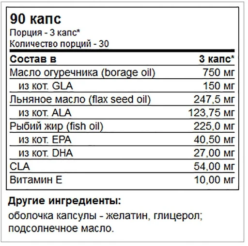Trec Nutrition Omega-3-6-9 90 капс 