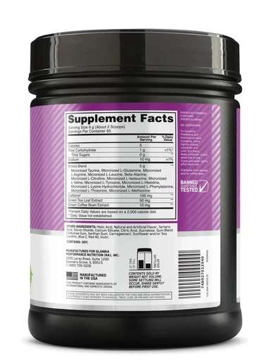 OPTIMUM NUTRITION Amino Energy 585 гр - виноград 