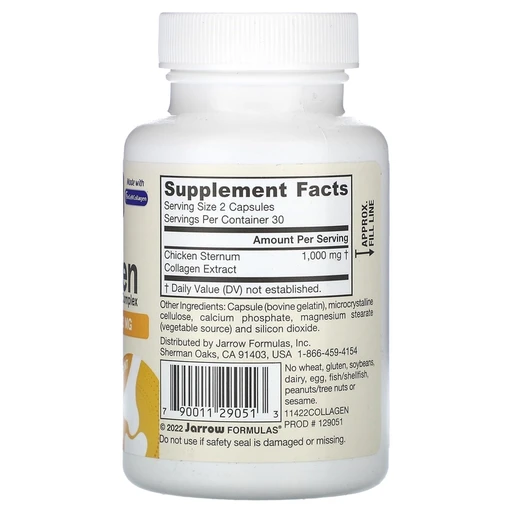 JARROW FORMULAS Type II Collagen Complex 500 MG 60ct 