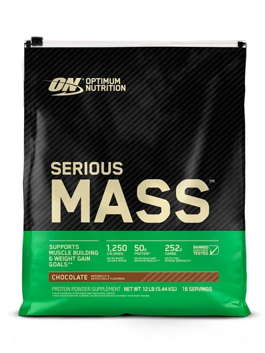 OPTIMUM NUTRITION Serious Mass 5455 гр - шоколад