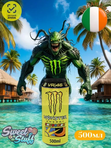 Monster Напиток энергетический Monster The Doctor 500 мл Ирландия ж/б