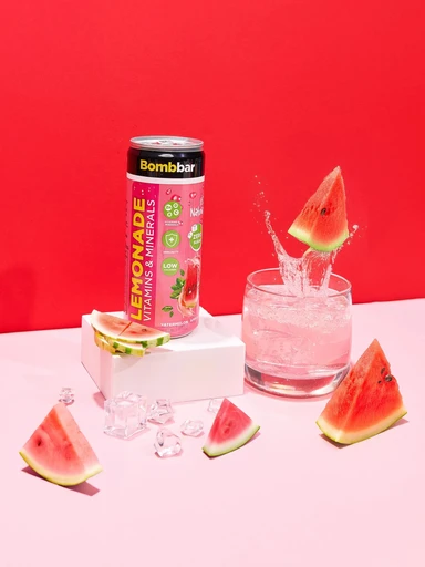 Bombbar Напиток витаминизированный Лимонад со вкусом арбуза 330 мл 