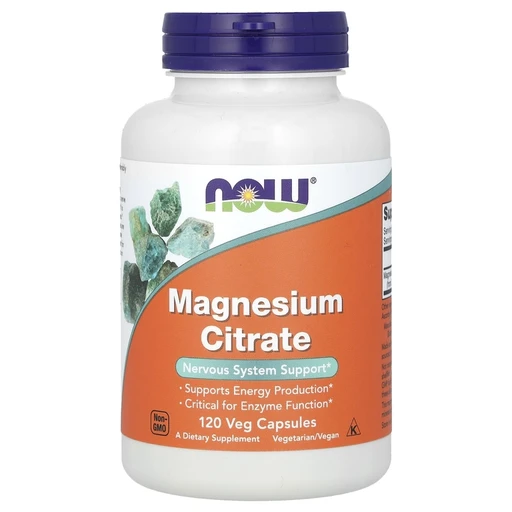 NOW Magnesium Citrate 400 mg 120 Vcaps