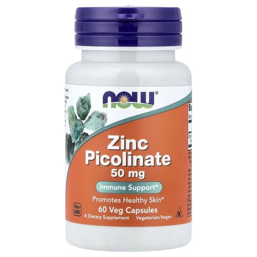NOW Zinc Picolinate 50 mg 60 капсул