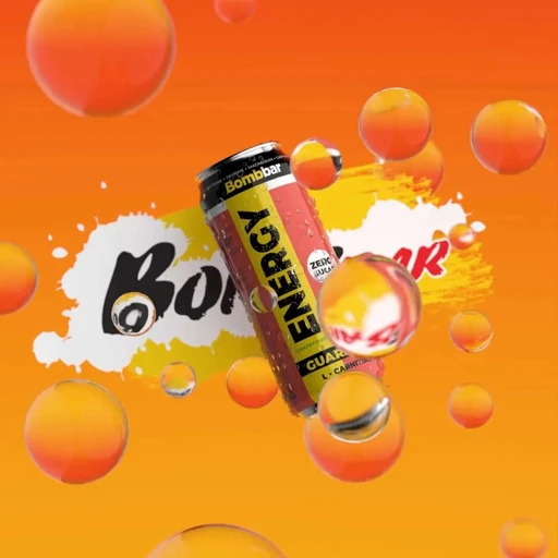 Bombbar Напиток Energy L-Карнитин с гуараной - Лайм-Мята 500 мл 