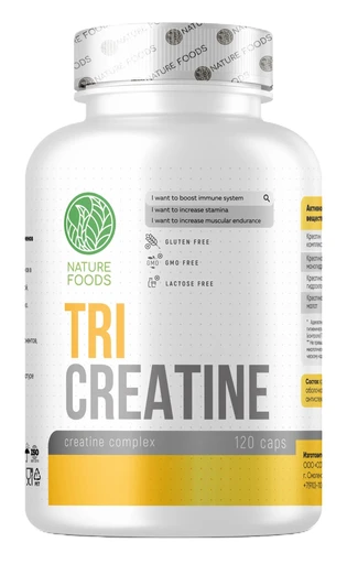 Nature Foods Tri Creatine 120 капс