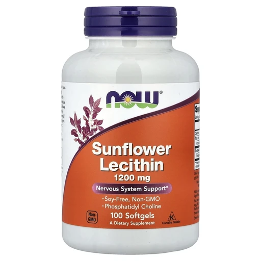 NOW Lecithin 1200 мг 100 гел.капс