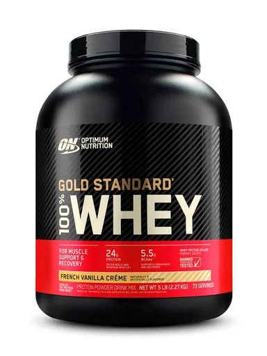 OPTIMUM NUTRITION 100% Whey Gold Standard 2270 гр - френч.ванила крем 