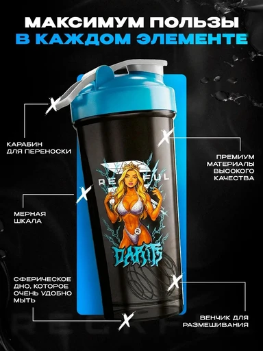 Шейкер Reckful ® Bottle PC 600ml Body 