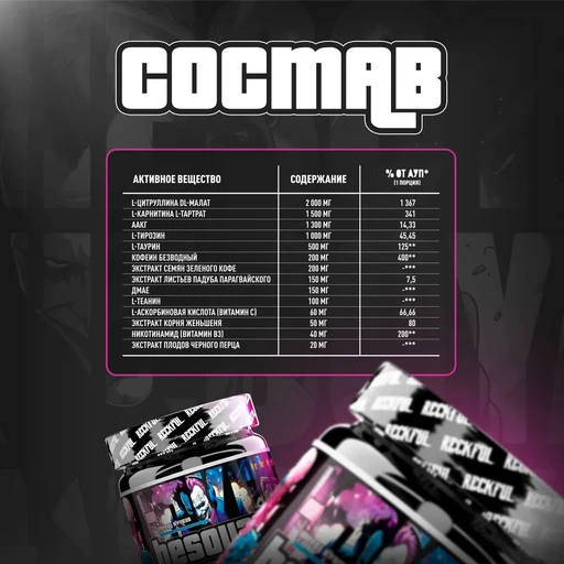 Reckful ® Game Booster Hesoyam 300g для геймеров (Bubble gum) 