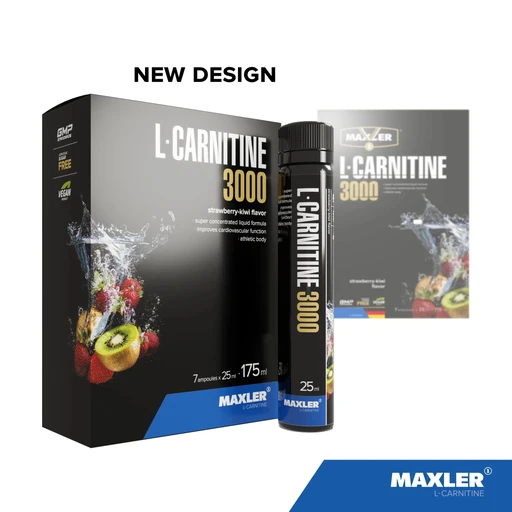 Maxler L-Carnitine 3000 (Strawberry-Kiwi flavor) 25 мл