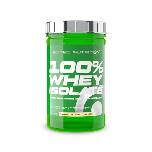 Scitec Nutrition  100% Whey Isolate (700g вк.ванильная_ягода)