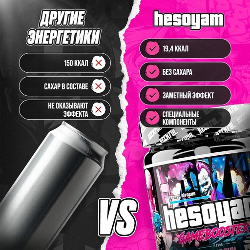 Reckful ® Game Booster Hesoyam 300g для геймеров (Bubble gum) 