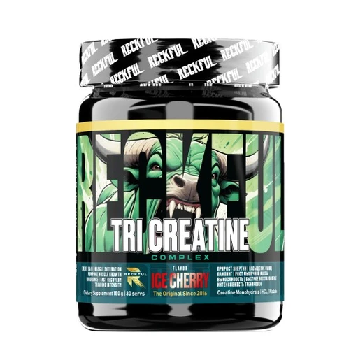 RECKFUL Tri-Creatine 150г - ледяная вишня 