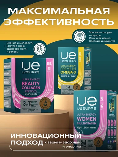 UeSUPPS Women Multivitamin Formula 60 каплет 