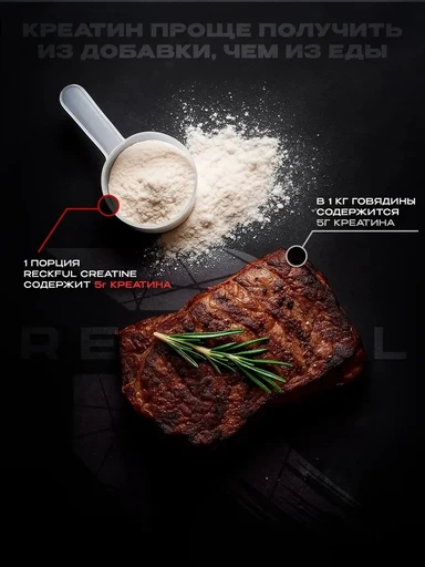 RECKFUL Creatine monohydrate 300 г 