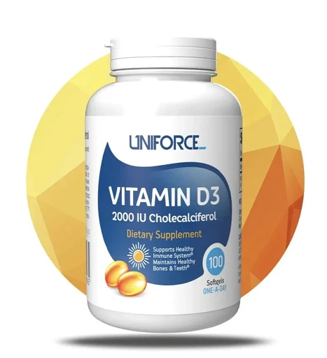UNIFORCE Vitamin D3 2000 МЕ 100 капс 