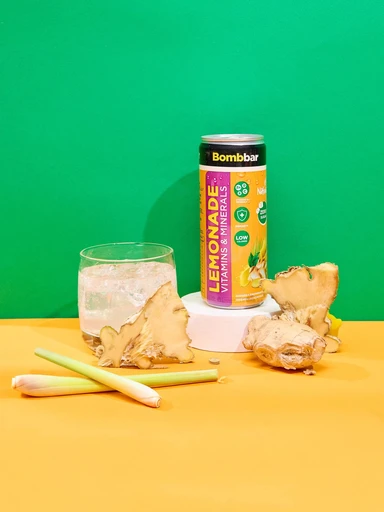 Вombbar Напиток бЛимонад со вкусом имбиря и лемонграсса 330 мл 