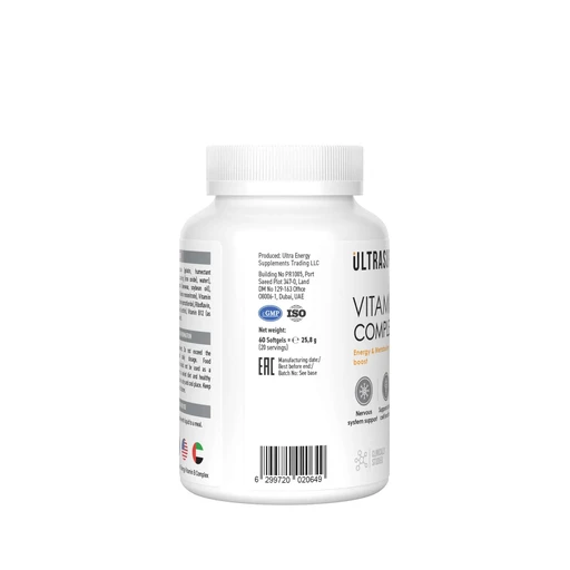 Ultrasupps Vitamin B Complex 60 мягких капс 