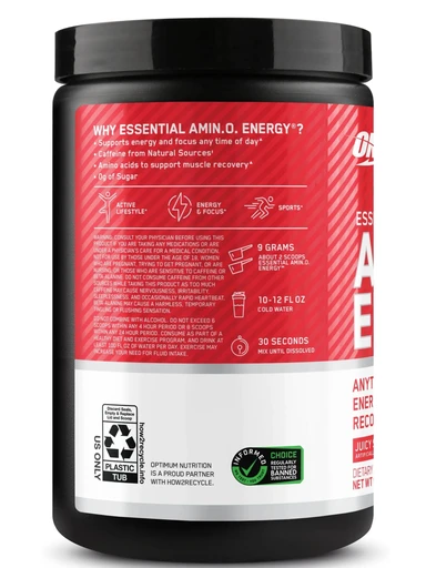 Optimum Nutrition Amino Energy 270 г - сочный клубничный всплеск 