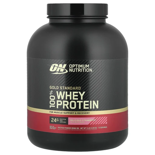 OPTIMUM NUTRITION 100% Whey Gold Standard 2270 гр - клубника