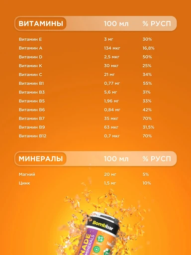 Вombbar Напиток бЛимонад со вкусом имбиря и лемонграсса 330 мл 