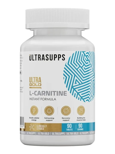 ULTRASUPPS Ultra Gold L-Carnitine 90 таб 