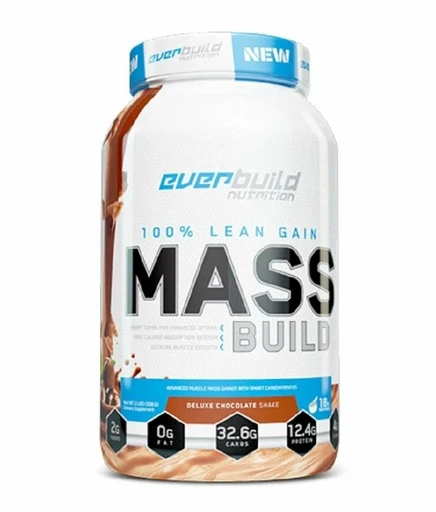 Everbuild Nutrition MASS BUILD GAINER 908г - шоколадный коктейль делюкс