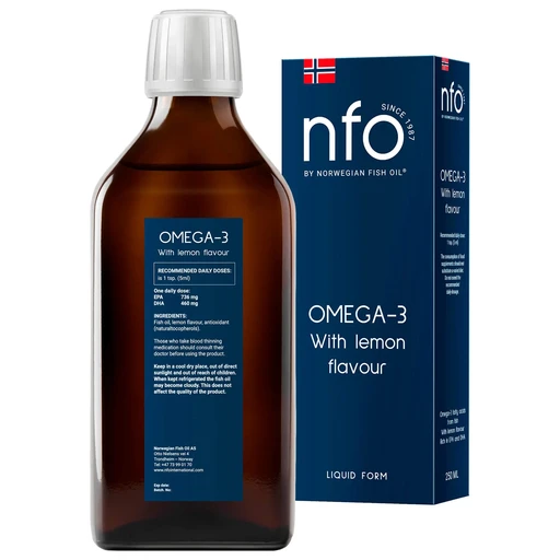 НФО Омега-3 со вкусом лимона / NFO Omega-3 with lemon flavour 