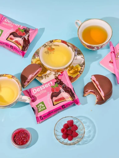 CHIKALAB Печенье глазированное Малиновое суфле 55 г 