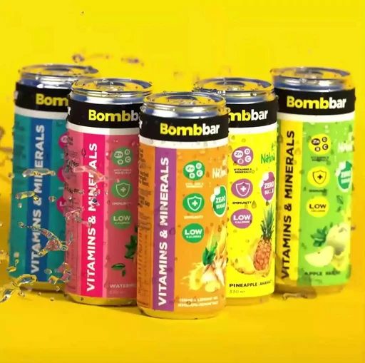 Bombbar Напиток витаминизированный Лимонад со вкусом арбуза 330 мл 