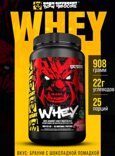 Mutant Whey 910 г - брауни с шоколадной помадкой