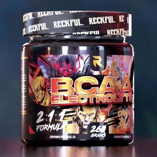 Reckful ® BCAA + Eleсtrolytes 260g (Cherry Bubble) 