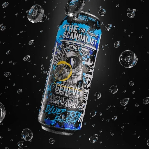 SCANDALIST Energy Drink Geneve 450 мл - черника