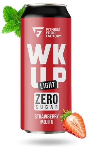 Fitness Food Factory WK UP Light, со вкусом "Клубничный мохито", 450 мл (Без возрастных ограничений!!!)